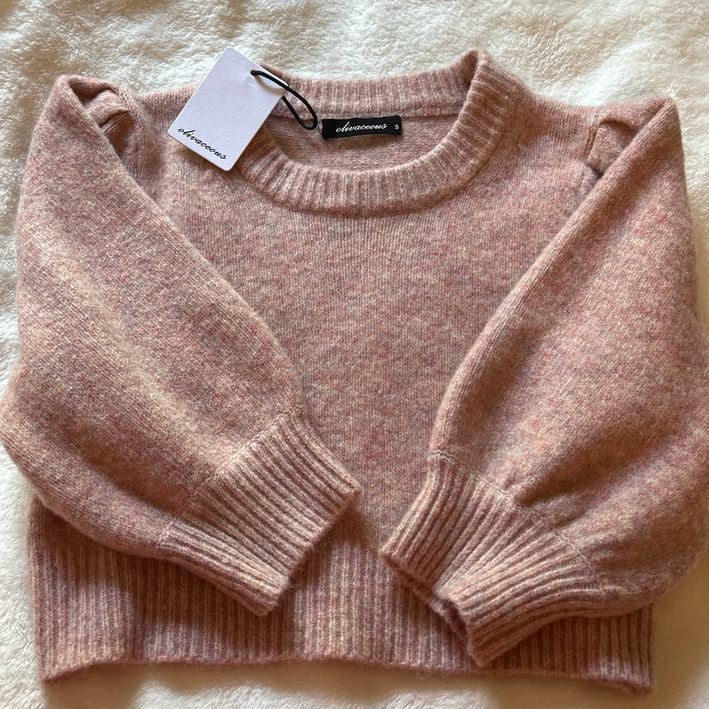 Very comfortable pink cute sweater